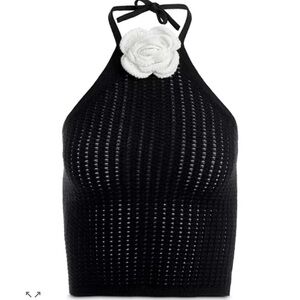 Alice and Olivia Bessie Halter Top size XS NWT